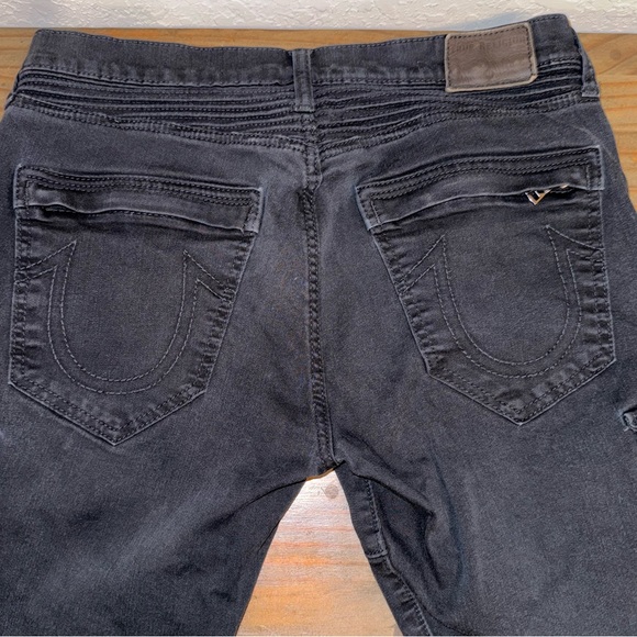 True Religion Men’s Rocco Relaxed Skinny Denim Jeans 32 - Picture 3 of 7